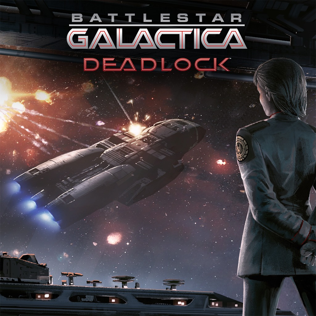 Battlestar Galactica Deadlock takes you into the heart of the First Cylon War, to fight epic 3D battles that will test your tactical prowess. Take control of the Colonial Fleet from the bridge of the mobile shipyard, Daidalos, and free the Twelve Colonies from the Cylon threat. Build your fleets, protect the Quorum alliance and prepare to dig deeper into the conspiracies of this heroic conflict.