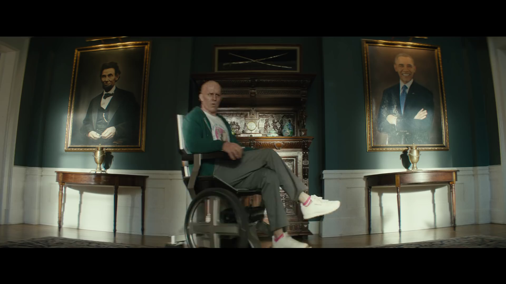 But it looks as though the X-Mansion will remain mysteriously empty. How else is Deadpool getting to mess about with Charles Xavier’s chair? Incidentally, Professor X is an Obama fan...