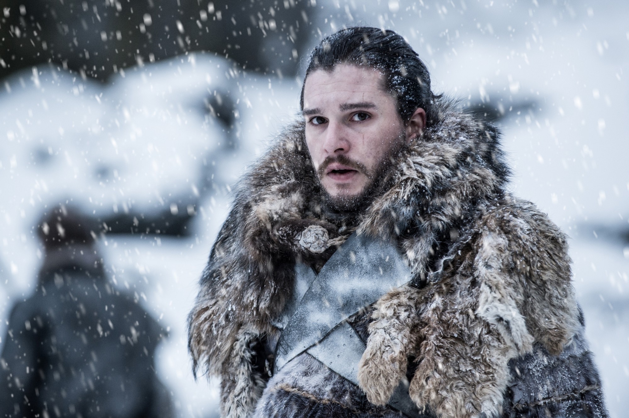 Kit Harington as Jon Snow in HBO's Game of Thrones (Credit: Helen Sloan/HBO)