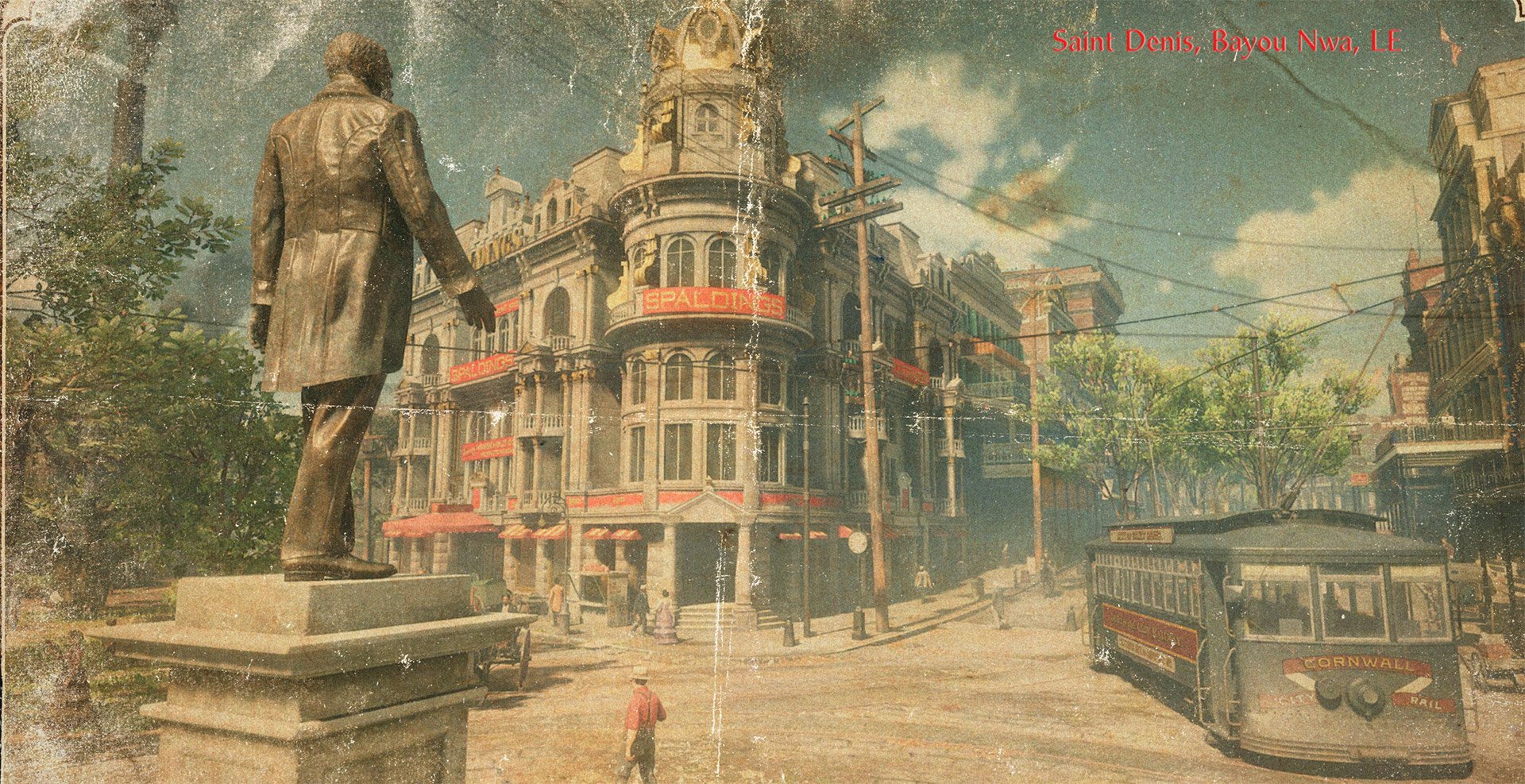 Saint Denis is the sprawling city in the south-east corner of the map. It's more industrialised than any other location and has trams, telephone lines and paddle steamers.