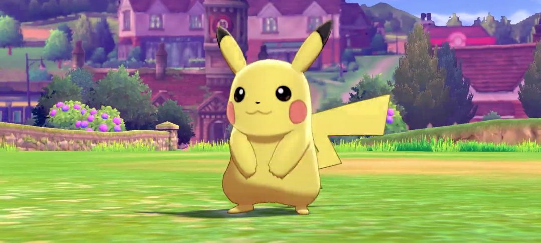 Pikachu: The Gen 1 Electric-type and franchise mascot was the first Pokémon seen in Sword and Shield's gameplay reveal
