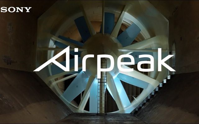 索尼无人机Airpeak风阻测试视频
