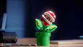 乐高×《超级马力欧》「吞食花」展示模型宣传视频 (视频 超级马力欧)