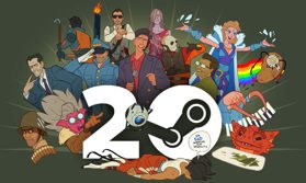Steam「欢庆20周年」宣传视频 (视频 Valve)