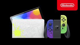 《斯普拉遁3》限定款OLED版Switch主机宣传视频 (视频 Nintendo Switch OLED)