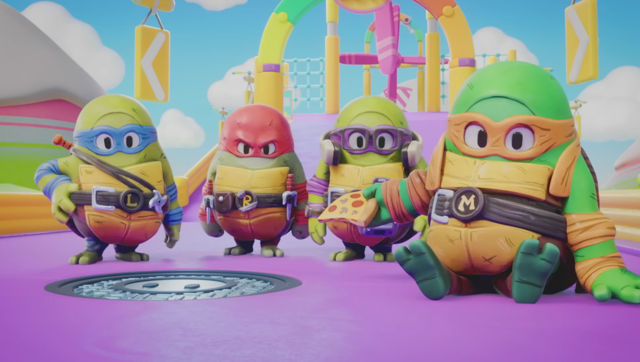 《糖豆人：终极淘汰赛》×《忍者神龟》联动宣传视频