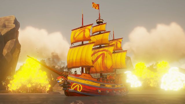 《盗贼之海》x《无主之地》联动船只Gamescom预告